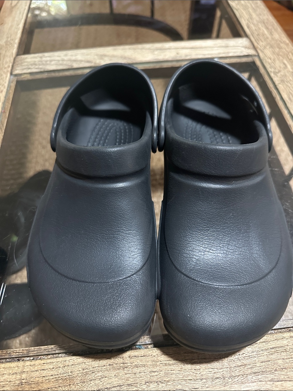 CROCS Men's Black Classic Clog with Adjustable Heel Strap